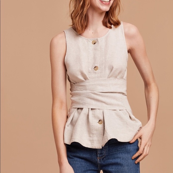 Wilfred Tie-Wrap Top - Picture 2 of 3